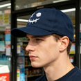 thumbnail image 6 of Colevkie Unisex Embroidered Baseball Cap for Men Women Adjustable Halloween Style Truck Hat Dad Hat(Navy blue), 6 of 6