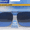 Blue Mirror, variant on Solar Shield Dioptics Unisex Rectangle Fashion Sunglasses Gunmetal