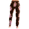 thumbnail image 5 of IYYVV Halloween Pajama Pants Womens Baggy Spooky Ghost Graphic Sweat Pant Fall Winter Lounge Pant with Pocket Pink S, 5 of 5