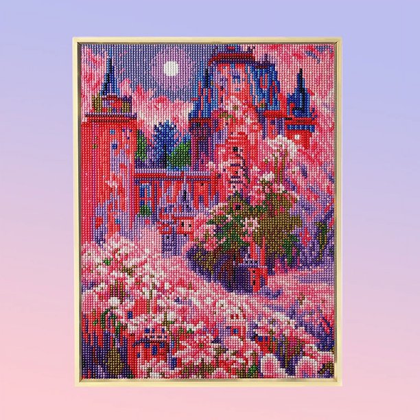 30x40 cm 5D DIY Full Diamond Painting,Flor Hecha a Mano Full Diamond Diamond Painting,DIY Diamond Rhinestone Canvas Pintura de Punto de Cruz por Número para Decoración de Pared Adultos Niños-31