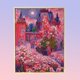 thumbnail image 1 of 30x40 cm 5D DIY Full Diamond Painting,Flor Hecha a Mano Full Diamond Diamond Painting,DIY Diamond Rhinestone Canvas Pintura de Punto de Cruz por Número para Decoración de Pared Adultos Niños-31, 1 of 5