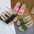 thumbnail image 2 of Women's Summer Open Toe Wedge Sandals Espadrilles Comfort Slippers Mules Casual Shoes, 2 of 8