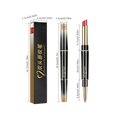 thumbnail image 2 of Rouges à Lèvres pour Femmes Crayon Rouge à Lèvres Crayon à Lèvres Brume Factice Maquillage Imperméable Crayon Rouge à Lèvres Double Tête, 2 of 7