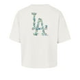 thumbnail image 3 of Women's '47  Natural Los Angeles Dodgers Full Bloom Cropped T-Shirt, 3 of 3
