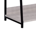 thumbnail image 4 of Wooden Bookshelf with 5 Open Compartments Washed White and Black - Saltoro Sherpi, 4 of 6