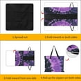 thumbnail image 3 of Colorful Tie Dye Vortex Outdoor Picnic Blanket, Foldable Waterproof Beach Mat, Portable Beach Blanket for Beach Camping, Hiking, Family Concerts, 3 of 7