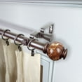 thumbnail image 3 of Polychrome 1" Double Curtain Rod 28-48 inch - Bronze, 3 of 3
