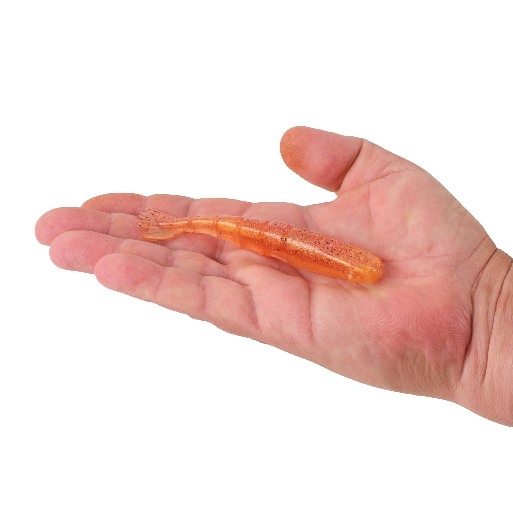 Berkley PowerBait® Saltwater Bonga Shrimp, 4 in, Shrimp, Sangria (6-count)