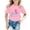 Pink1, variant on Girls Birthday Shirt 1st 3rd 5th Girls B-Day Outfits Theme Short Sleeve T-Shirt Color Pink2 Size 3-4 Years