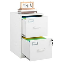 WDZS 2 Drawer File Cabinet with Lock,Metal Office Filing Cabinets for Home Office,Storage Letter,Easy Assemble