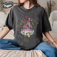 thumbnail image 3 of Disney Floral Castle Shirt, Vintage Disney T-Shirt, Magic Kingdom Shirt, Disneyland Shirt, Magical Kingdom, Princess Castle Shirt, 3 of 6
