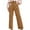 Brown, variant on FAIWAD Women Corduroy Pants Vintage Button Down Wide Leg Pants with Pockets Casual Business Dress Work Trousers