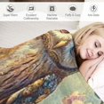 thumbnail image 3 of Orinice Owl Blanket, Owl Theme Blanket Gifts for Women, Soft Warm Lightweight Owl Blankets for Living Room Home Sofa Travel Decor   60x80in, 3 of 6
