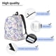thumbnail image 3 of Easygdp Lavender Flowers Mochila de Lona Resistente para Laptop, Compatible con Laptops de 15 a 17 pulgadas, Ideal para Escuela, Trabajo y Viajes-Medium, 3 of 5