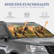 thumbnail image 4 of Balery Realistic Style Forest Dinosaur Parasol para parabrisas de coche de 2 piezas | Parasol plegable para parabrisas delantero de coche para la mayoría de sedanes-Small, 4 of 6