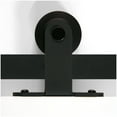 thumbnail image 4 of Renin BD101K-07800-MB Straight Strap Barn Door Hardware Kit, Steel, Matte, For Barn Door, 4 of 5