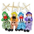 thumbnail image 1 of 4 Packs Clown Marionette Toys Creative Pull String Puppet Kid Toys for Parent Child Interactive Toys Kids Best Gift, 1 of 7