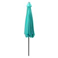 thumbnail image 4 of CorLiving 10ft Large Round, Market Outdoor Patio Umbrella with Side Flaps, Steel Frame and Round Fillable Base, 4 of 7