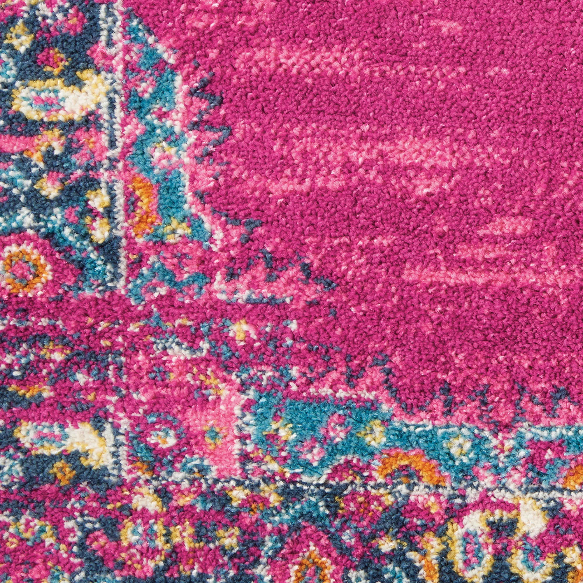 Nourison Passion Persian Fuchsia 2'2" x 10' Area Rug, (2x10)