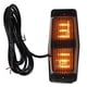 thumbnail image 4 of Smoked Amber Front Grill Light LED Marker Lamp for Man Truck Lorry Front Double Burner Indicator Light, 4 of 5