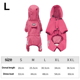thumbnail image 2 of Chubasquero impermeable para cachorros con funda para perros pequeños a medianos, poncho con cinta reflectante, chaqueta ligera MFZFUKR CPB-DE-LYY1947-6, 2 of 5