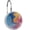 Blue Pink Marble Pattern, variant on Blue White Ocean Marble 12 Pack Shower Curtain Hooks, Decorative Shower Rings for Shower Curtain Rods, Stainless Steel, Rust Resistant, Round Curtain Hooks for Bathroom
