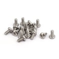 thumbnail image 1 of Unique Bargains M3x6mm Vis Torx en Acier Inoxydable 304 Tête de Bouton 20 Pcs, 1 of 3
