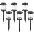 thumbnail image 1 of Luces solares para jardín, 6 piezas, luces solares impermeables para exteriores, luces solares para exteriores, luces solares LED para jardín, luz blanca, 1 of 5