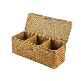 Embroidered Storage Basket - Foldable Tote Bin For Nursery, Closet, Or Classroom Organization (Book Bin Style)