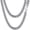 18.0 Inches A: stainless-5mm, variant on SUETOR Miami Cuban chain men's necklace, width available from 5-9 mm, length available from 18-30 inches, stainless steel hip-hop men's jewelry, comes with a gift box.