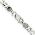 thumbnail image 3 of Sterling Silver 4.5mm Lightweight Flat Figaro Chain (16 X 4.5) Made In Italy qmb120-16, 3 of 5