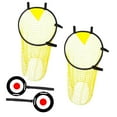thumbnail image 3 of jinwen 4Pcs Football Target Nets Soccer Training Goals for Garden or Field Foldable, 3 of 9