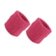thumbnail image 1 of Par de Muñequeras Unique Bargains de Algodón Absorbente de Sudor Rosa 8x8cm, 1 of 7