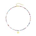 thumbnail image 3 of Kkkded Collier de Perles Colorées Style Bohème Pendentif Alphabet Collier Ajustable - pour Femmes et Filles, Personnalisé, 3 of 7