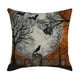 thumbnail image 2 of Advancent Funda de almohada decorativa, decoración de Halloween, funda de almohada acogedora con patrón de calabaza, funda de cojín cuadrada para sofá, Decoración del hogar cinco SXYM42 Advancent HA060851-05B, 2 of 6