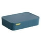 thumbnail image 4 of Organizador de cajones para armario, organizador de ropa interior con tapa, apilable y resistente. Azul, 4 of 8