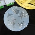 thumbnail image 3 of Osdhezcn Silicone Mold Seahorse Seashell Starfish Resin Mold Candy Chocolate Molds for Cake Decor Sugar Crafts Jewelry Filler, 3 of 7