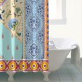 thumbnail image 4 of Ethnic Pattern Shower Curtain 72x84 Inches Quick-Drying Polyester with Plastic Hooks Bathroom Decor for Boho Homes, 4 of 4
