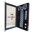 thumbnail image 5 of Sleek Charcoal Gray Square Satin Gift Set, 5 of 5