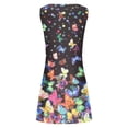 thumbnail image 5 of LOVZFMLL Robes Femmes Décontractées Amples Été Robe Débardeur à Imprimé Floral Ajourée Robe de Plage Sans Manches Robes, 5 of 5