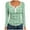 Green, variant on Makaor Womens Blouses Casual Square Neck Shirts Tops Button Graphic Long Sleeve Pullover Tees Knit Cute Vacation Clothes