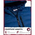 thumbnail image 4 of CANADA WEATHER GEAR Men's Puffer Jacket - Lightweight Nylon Packable Winter Coat for Men (M-XXL), 4 of 7