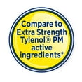 thumbnail image 3 of Equate Extra Strength Pain Reliever PM Caplets, 500mg & Diphenhydramine HCI 25mg, 100 Count, 3 of 10