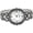 Silver, variant on Blekon Collections Japanese Quartz Women’s 35mm Case Concho Cuff Bangle Watch with Intricate Stylish Design