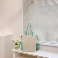 thumbnail image 4 of Paquete informal de mujer, bolso de tela de retazos de lona, ​​correa ajustable, Bolso de ocio, 4 of 9