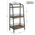 thumbnail image 6 of M optimized 3-Tier Ladder Shelf, Small Bathroom Organizers and Storage, Small Freestanding Ladder Shelf for Living Room Balcony Kitchen, 6 of 6