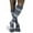 Graphite, variant on Jobst Activewear 20-30 mmHg Firm Support Cool Black XL Closed Toe Regular Calf Men and Women's Knee High - 110496