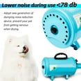 Adjustable Speed Dog Dryer, Pet Hair Grooming Blower, Home/Professional