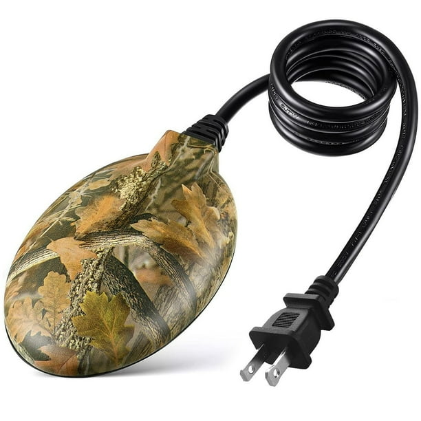 POINTERTECK Bird Bath Heater AC 120V 60W Automatic Birdbath Deicer with Auto Shut off Function