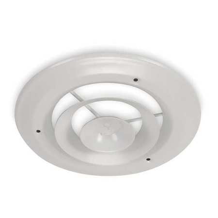 10' In Line Duct - 4JRL1 Round Ceiling Diffuser, Duct Size 10